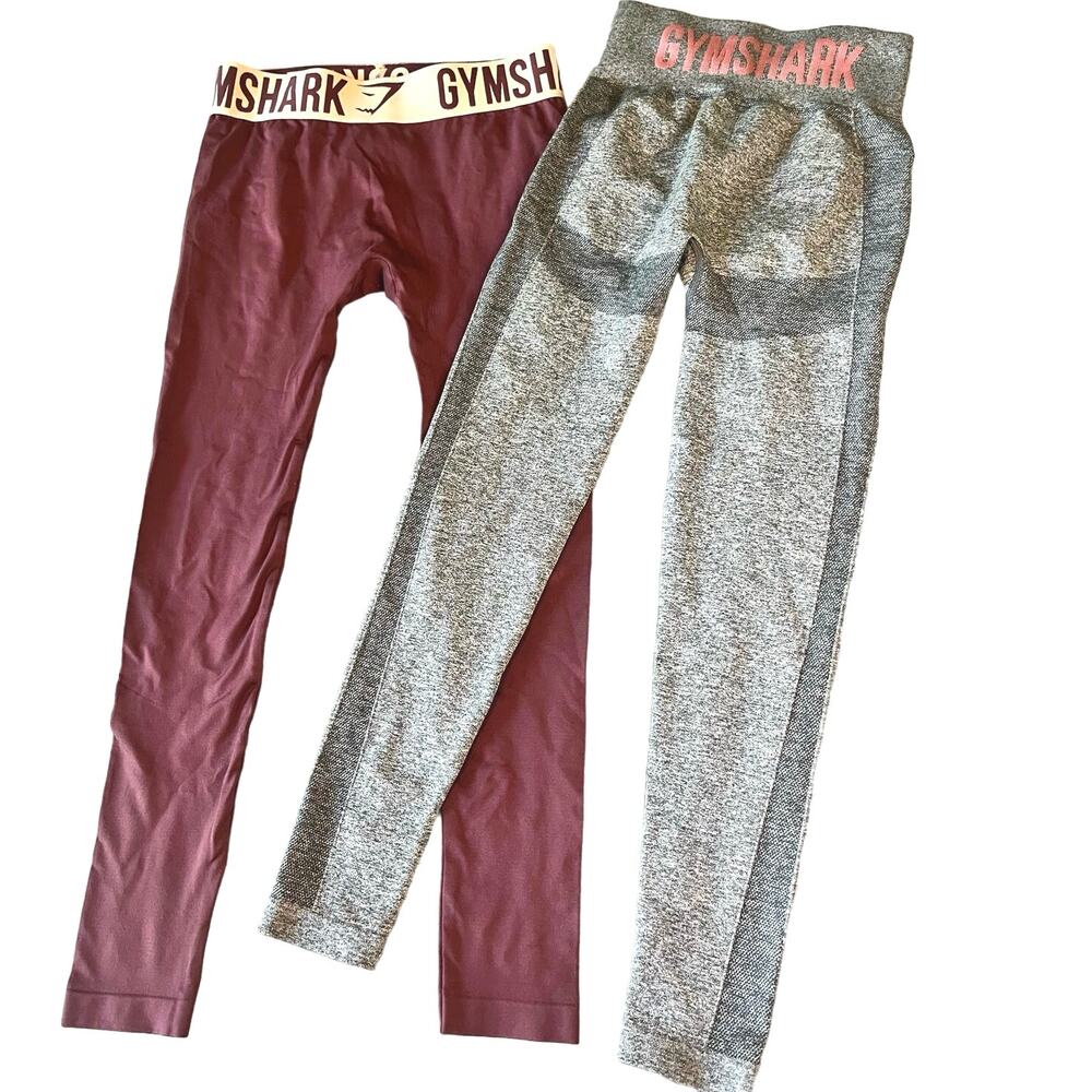 Gymshark Xs Workout Legging Bundle Of 2 Weight Li… - image 1